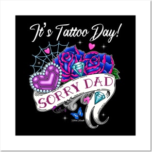 Sorry Dad Tattoo Design Posters and Art